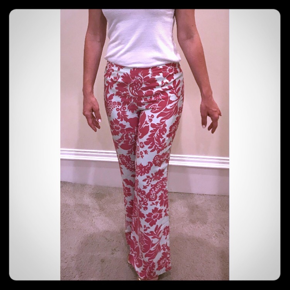 Pink and Shell Garden Pants